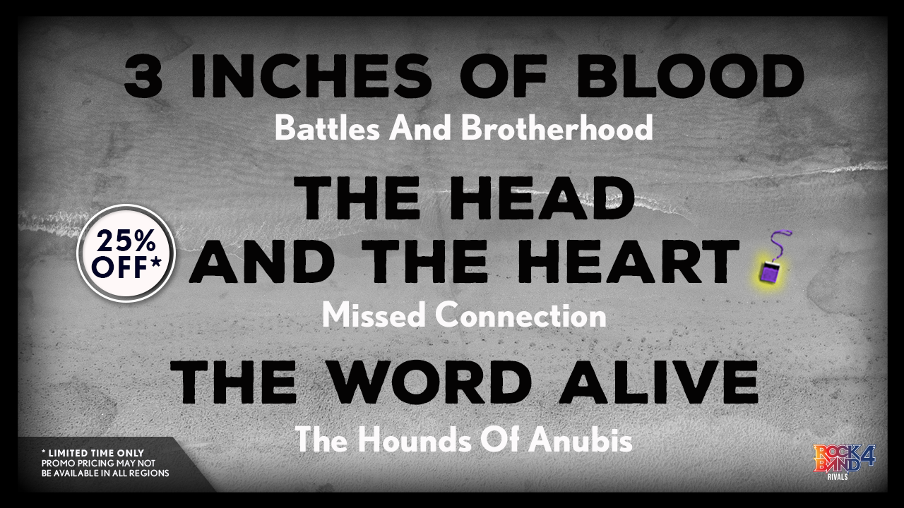 Harmonix Blog Dlc Week Of 8 22 3 Inches Of Blood The Head And The Heart And The Word Alive